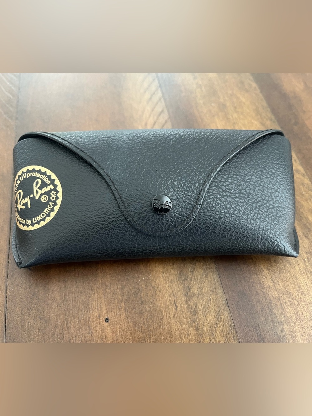 Ray-Ban Black Leather Sunglasses Case